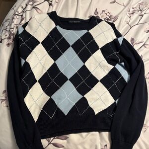 Brandy Melville Argyle Long Sleeve